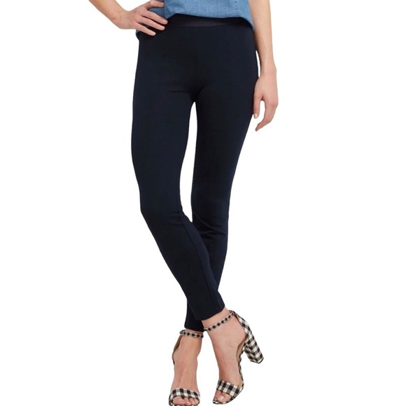 Draper James Ponte Pants Navy Blue Pull On Slim Skinny Size XS - Picture 1 of 8